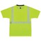 Ergodyne Short Sleeve Hi-Vis Shirt, 100% polyester, Lime, L-Long 8280BK - alternate 2